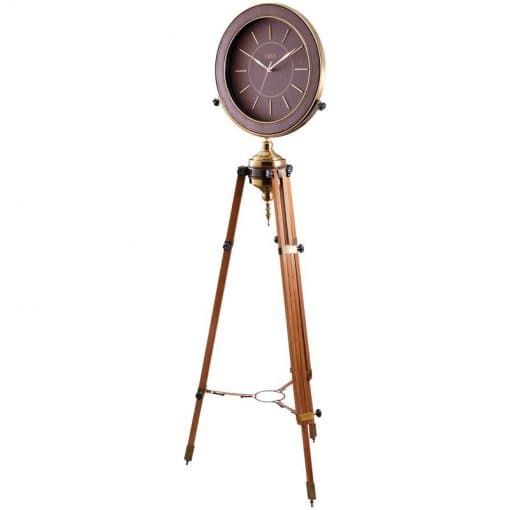 ساعت سه پایه مدرن چوبی مدل ROMANO کد M-9125 — تصویر ۵