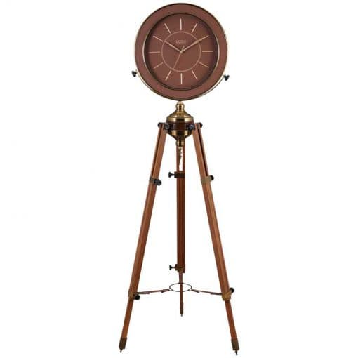 ساعت سه پایه مدرن چوبی مدل ROMANO کد M-9125