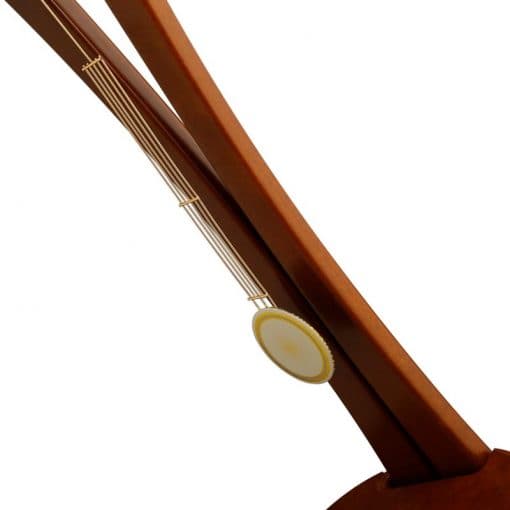 ساعت ایستاده مدرن مدل MF-121-NEW رنگ LIGHT WALNUT و WALNUT و WHITE و BR و CR — تصویر ۸