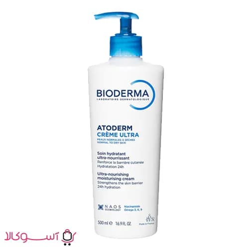 کرم مرطوب کننده صورت و بدن بایودرما مدل Atoderm حجم 500 میل — تصویر ۲