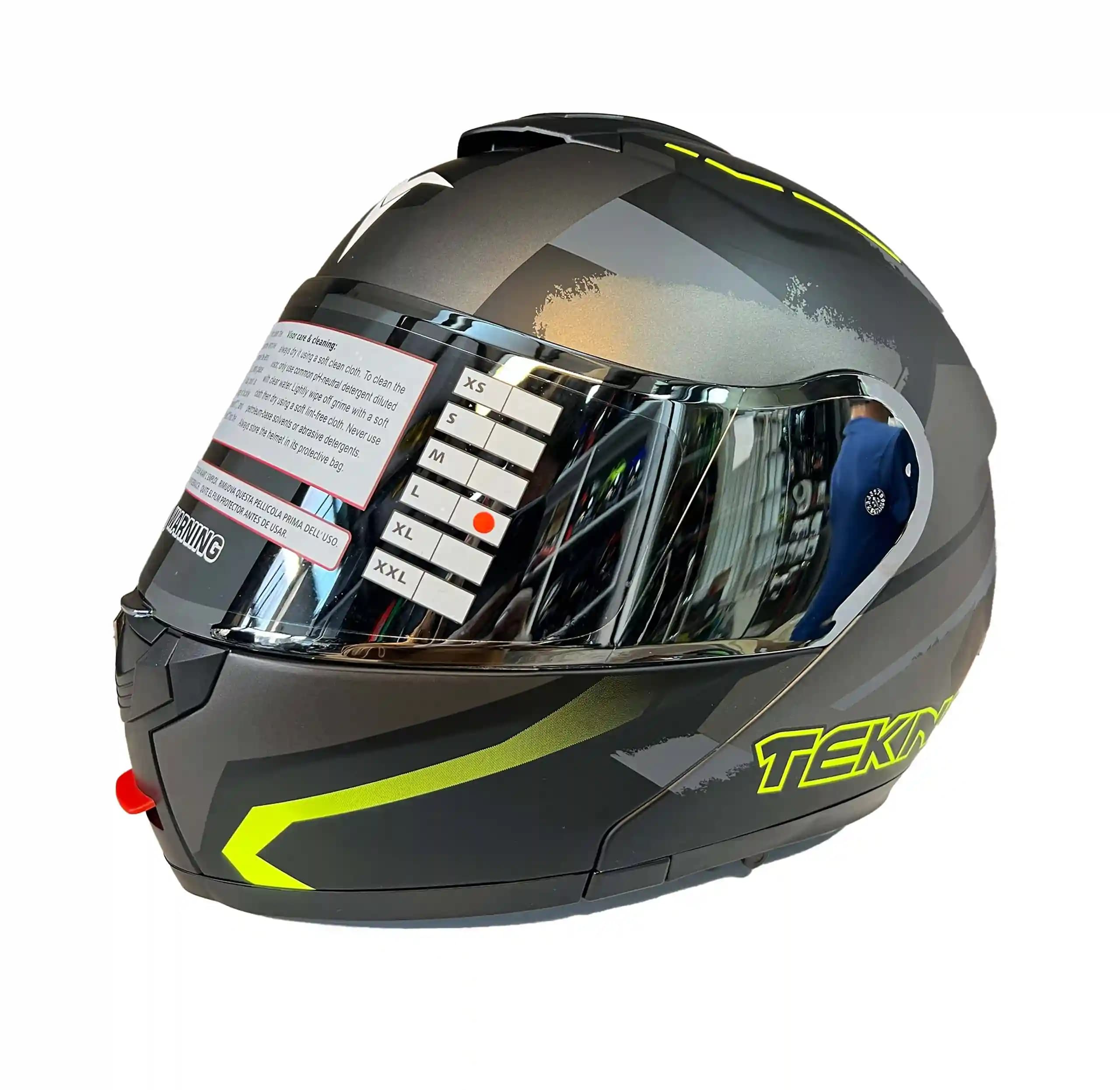 کلاه فک متحرک Tekno – Black light green