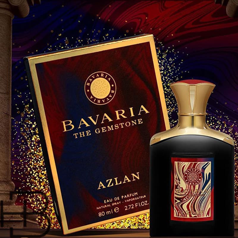 عطر مردانه فراگرنس ورد Bavaria Azlan حجم 80 میل “بولگاری آزران” — تصویر ۳