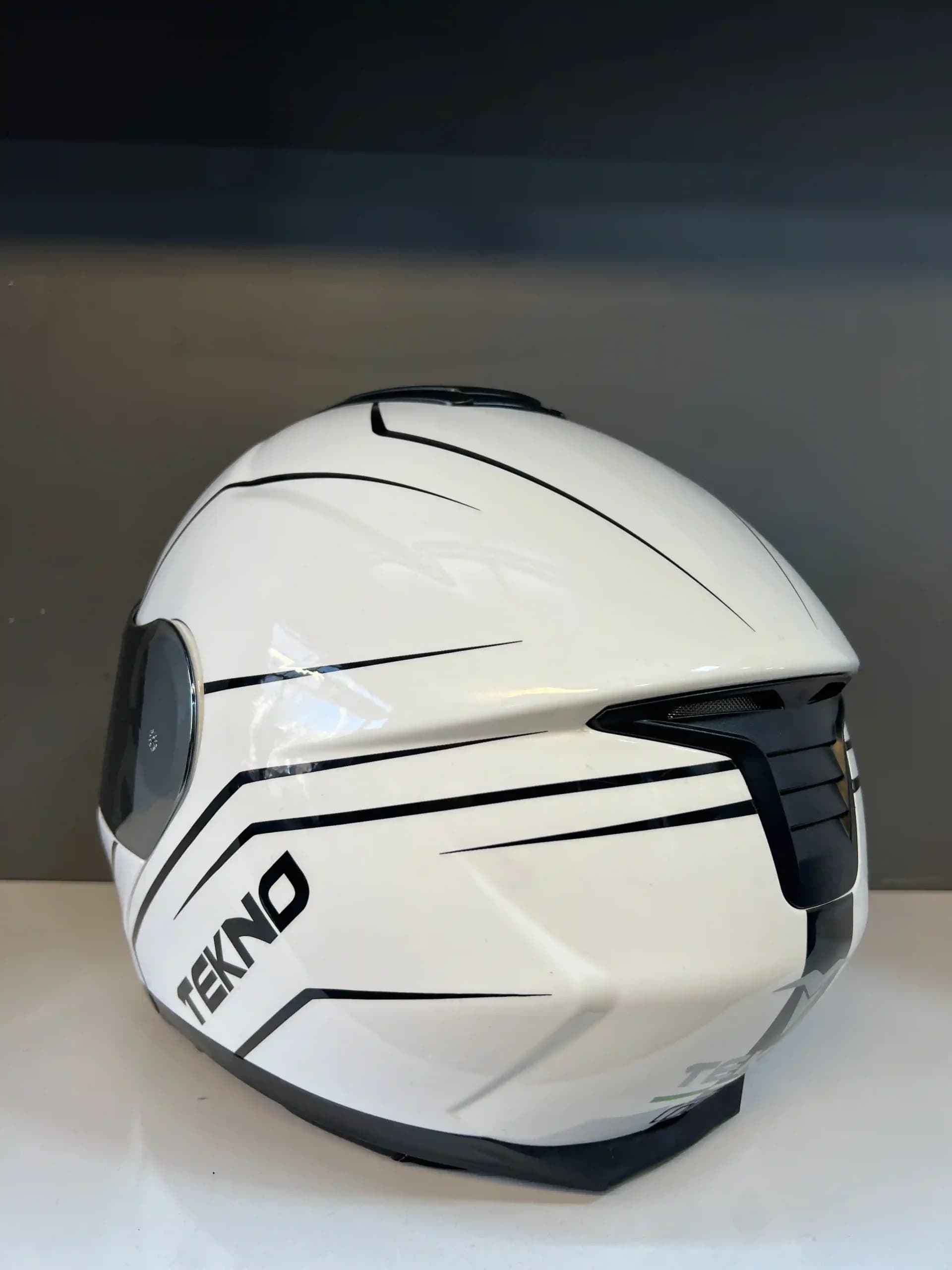 کلاه فک متحرک Tekno – white black Line — تصویر ۴