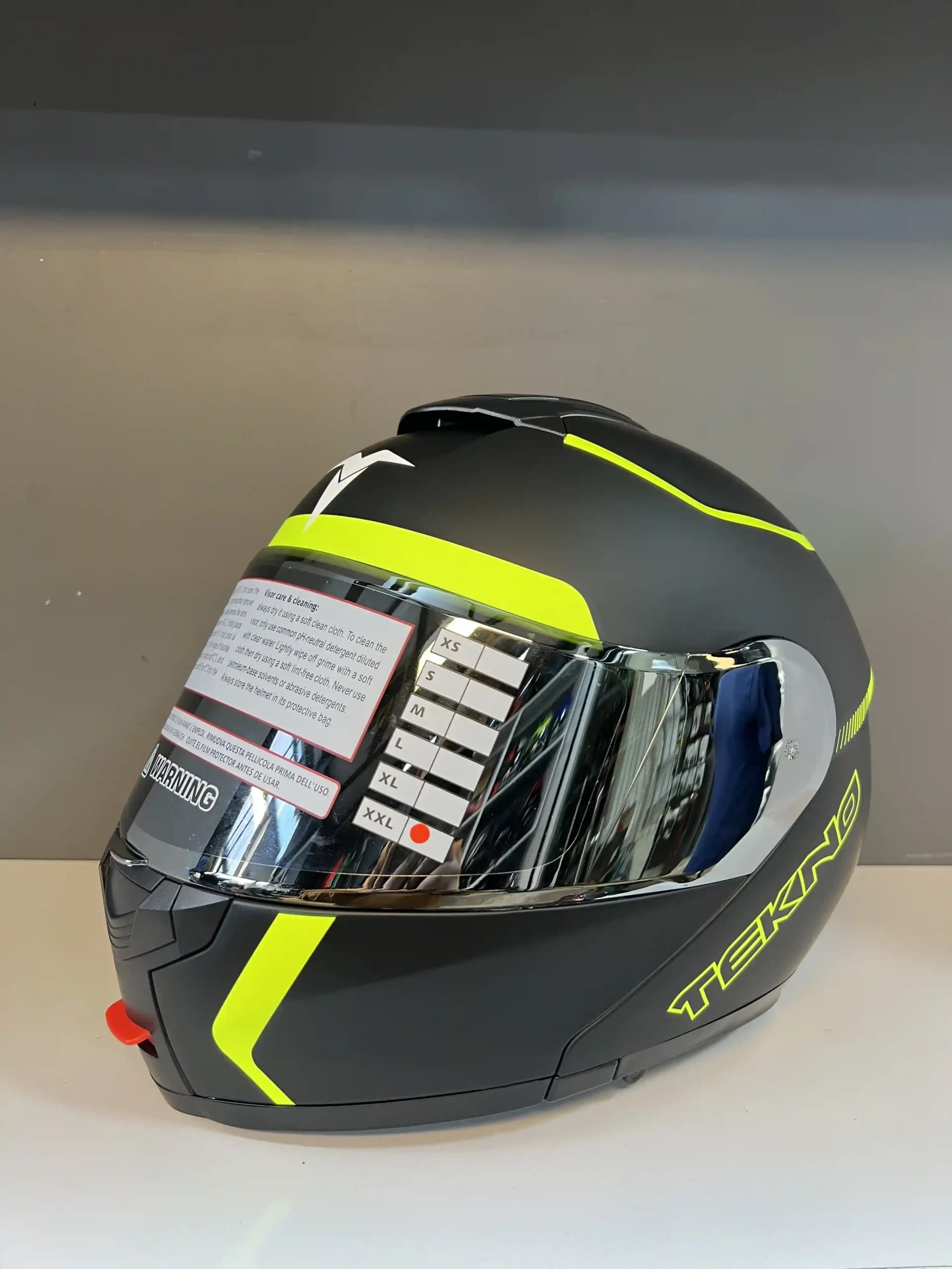 کلاه فک متحرک Tekno – Black Green Line — تصویر ۲