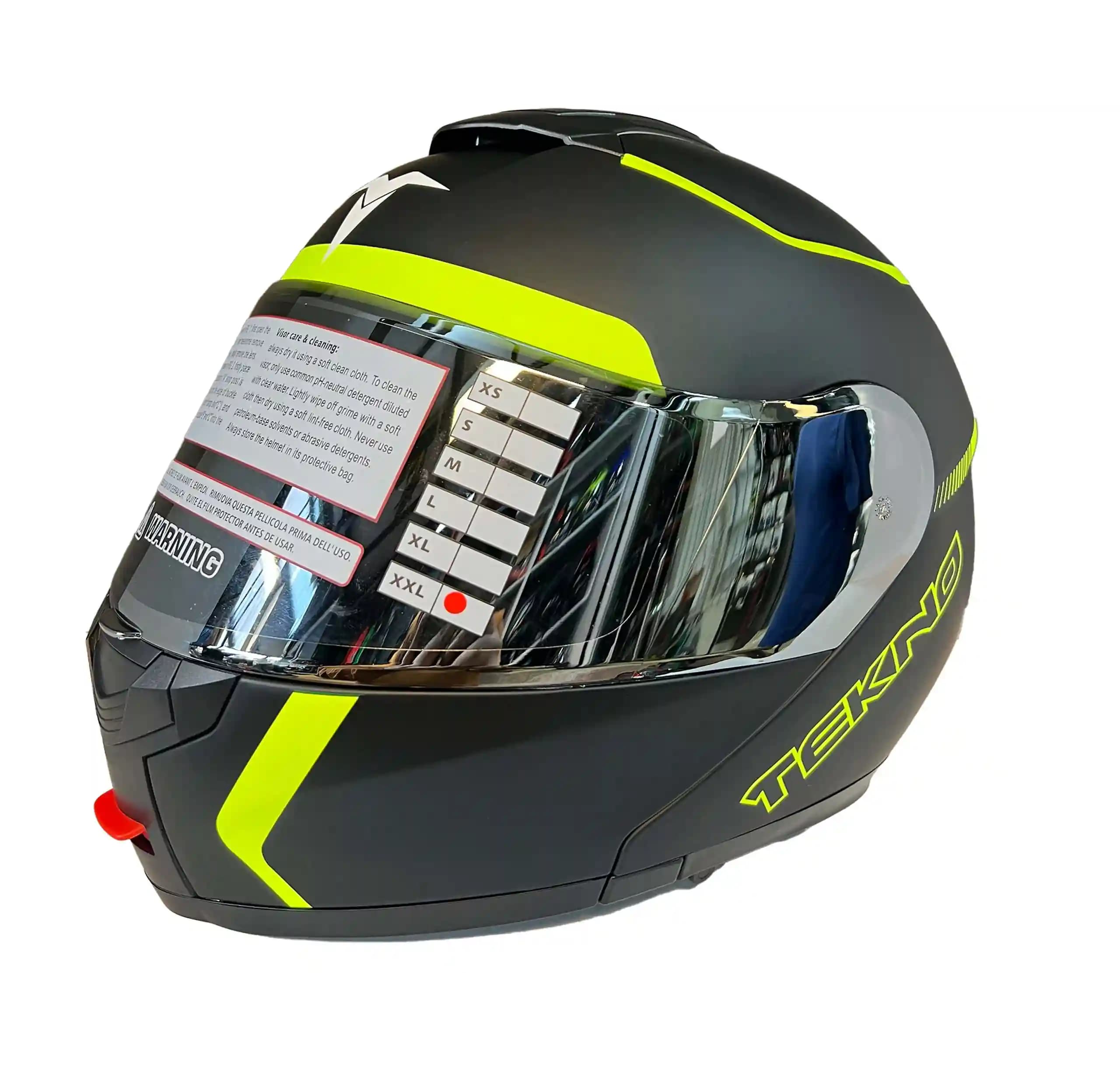 کلاه فک متحرک Tekno – Black Green Line