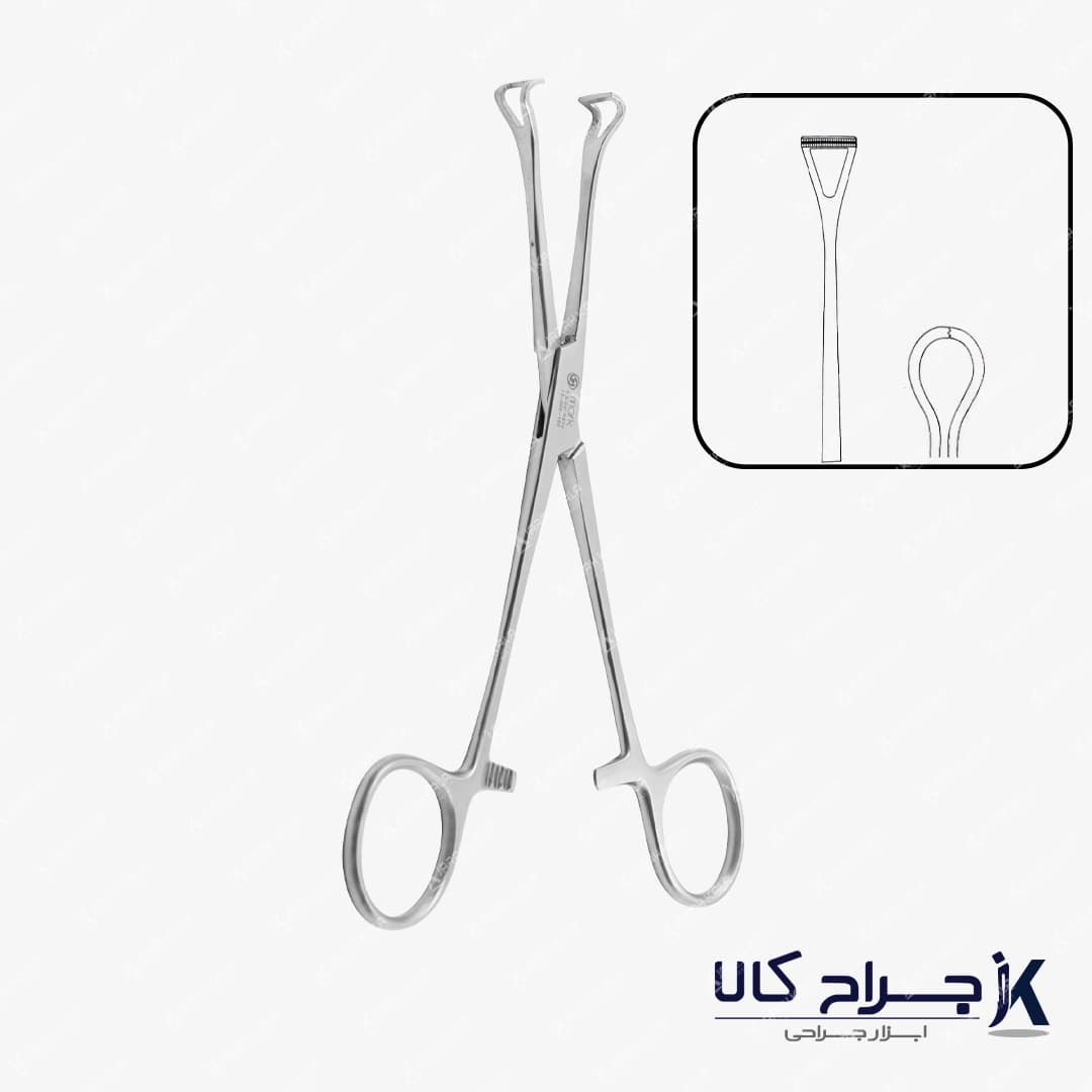 پنس ببکاک Babcock tissue forceps