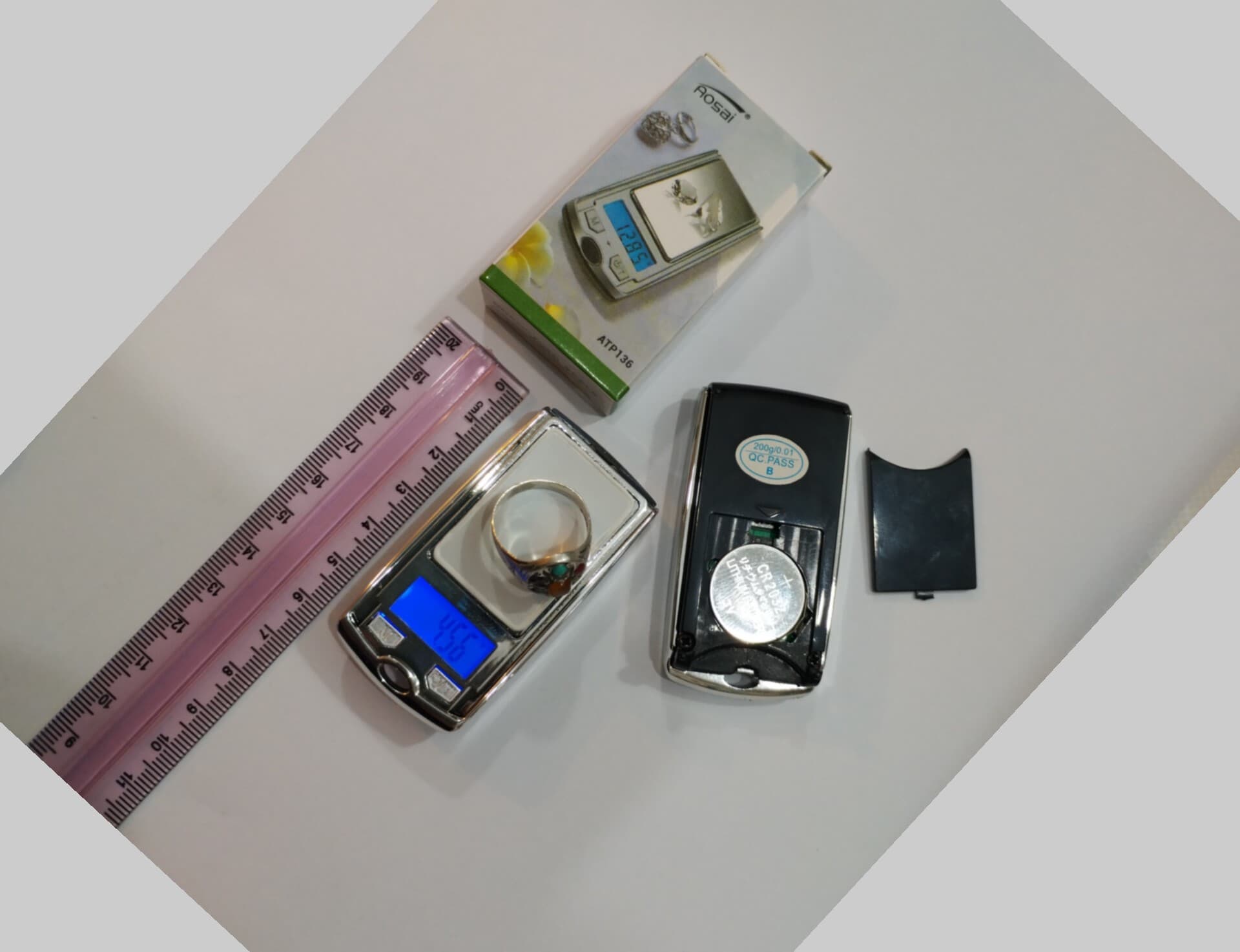 ترازو قابل حمل جیبی طرح ریموت ATP-136 — تصویر ۳
