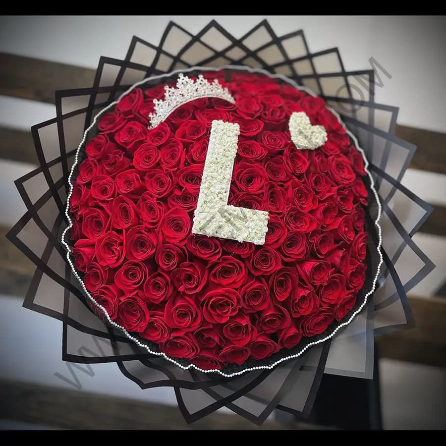 دسته گل حرف L — تصویر ۲