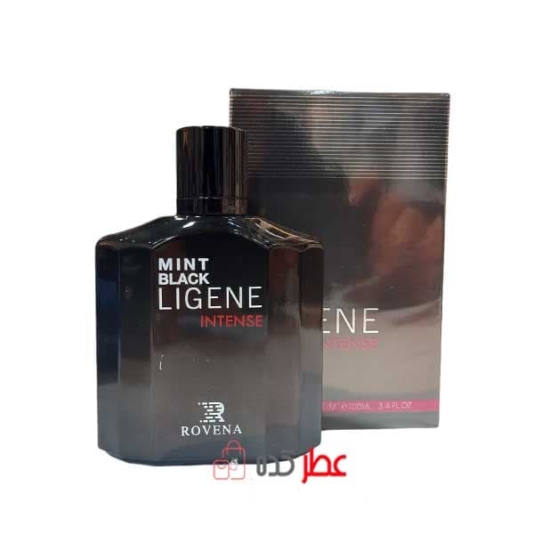 ادکلن مردانه روونا Rovena Mint Black Ligene Intense حجم 100 میل “مونت بلانک لجند اینتنس”