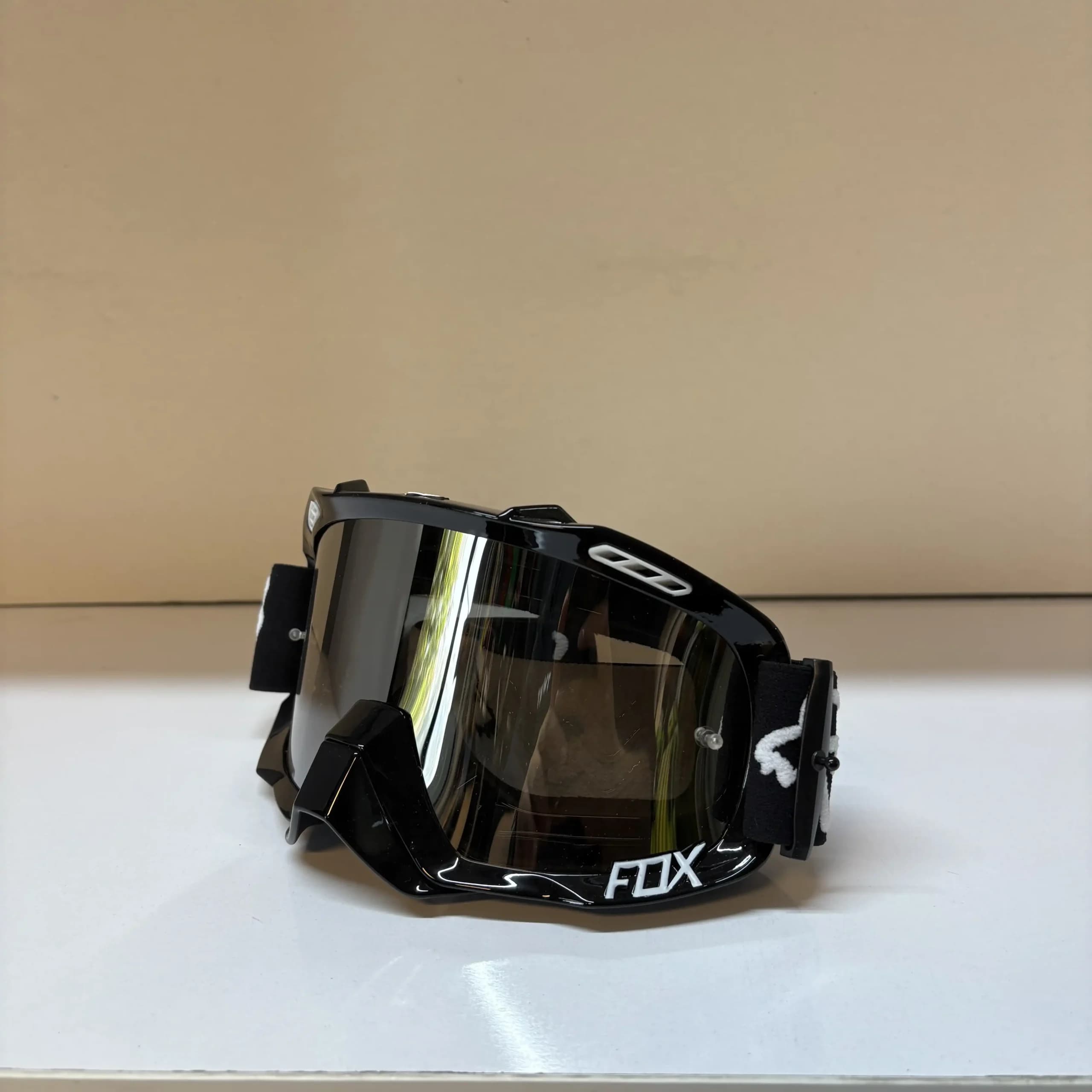 عینک کراسی FOX اصل – محافظ چشم موتورسواران حرفه‌ای مشکی — تصویر ۲