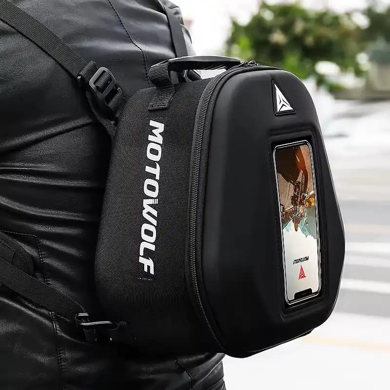 🎒 کیف باک چندکاره موتورسیکلت MOTOWOLF (مدل ضدآب) — تصویر ۴