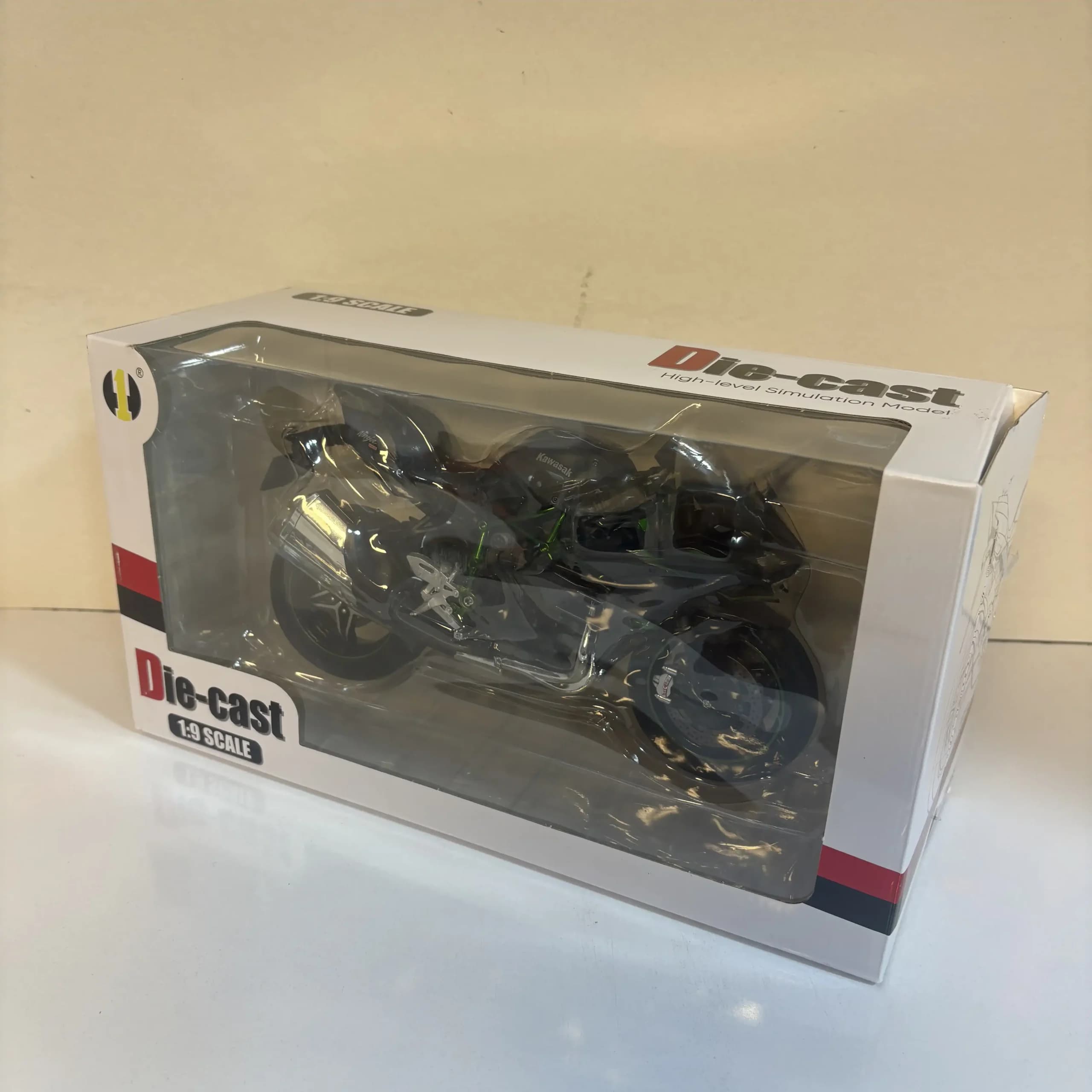 🏁 ماکت موتور سیکلت Kawasaki Ninja H2R — مقیاس 1:9 — تصویر ۳