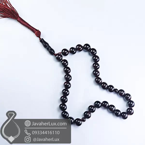 تسبیح یاقوت گارنت 33 دانه _ کد : 500076 — تصویر ۷