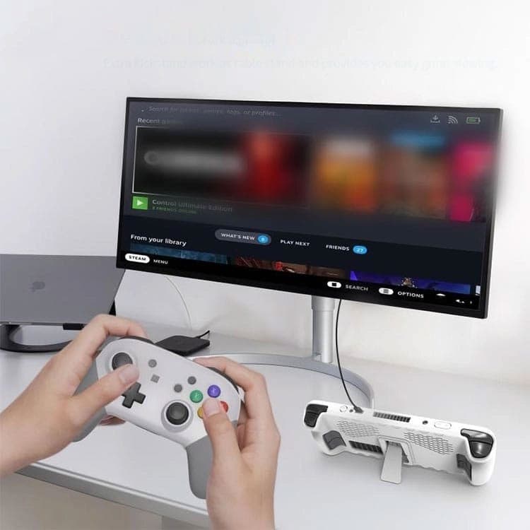 پک لوازم جانبی JYS 7-in-1 مخصوص Steam Deck – زرد — تصویر ۳