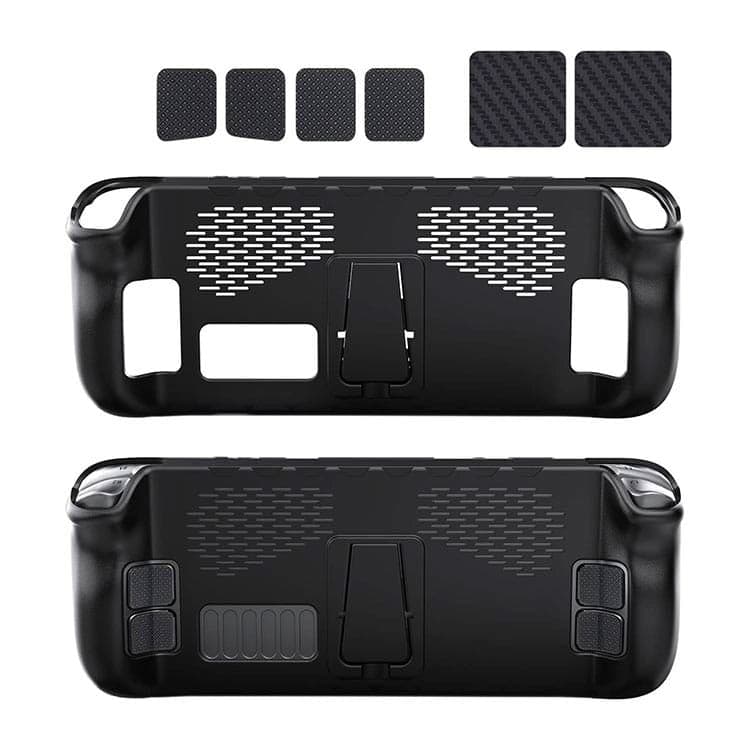 پک لوازم جانبی JYS 7-in-1 مخصوص Steam Deck – مشکی — تصویر ۳