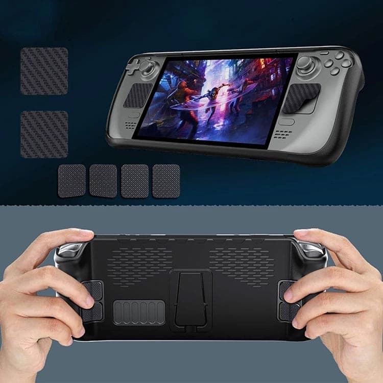 پک لوازم جانبی JYS 7-in-1 مخصوص Steam Deck – مشکی — تصویر ۵