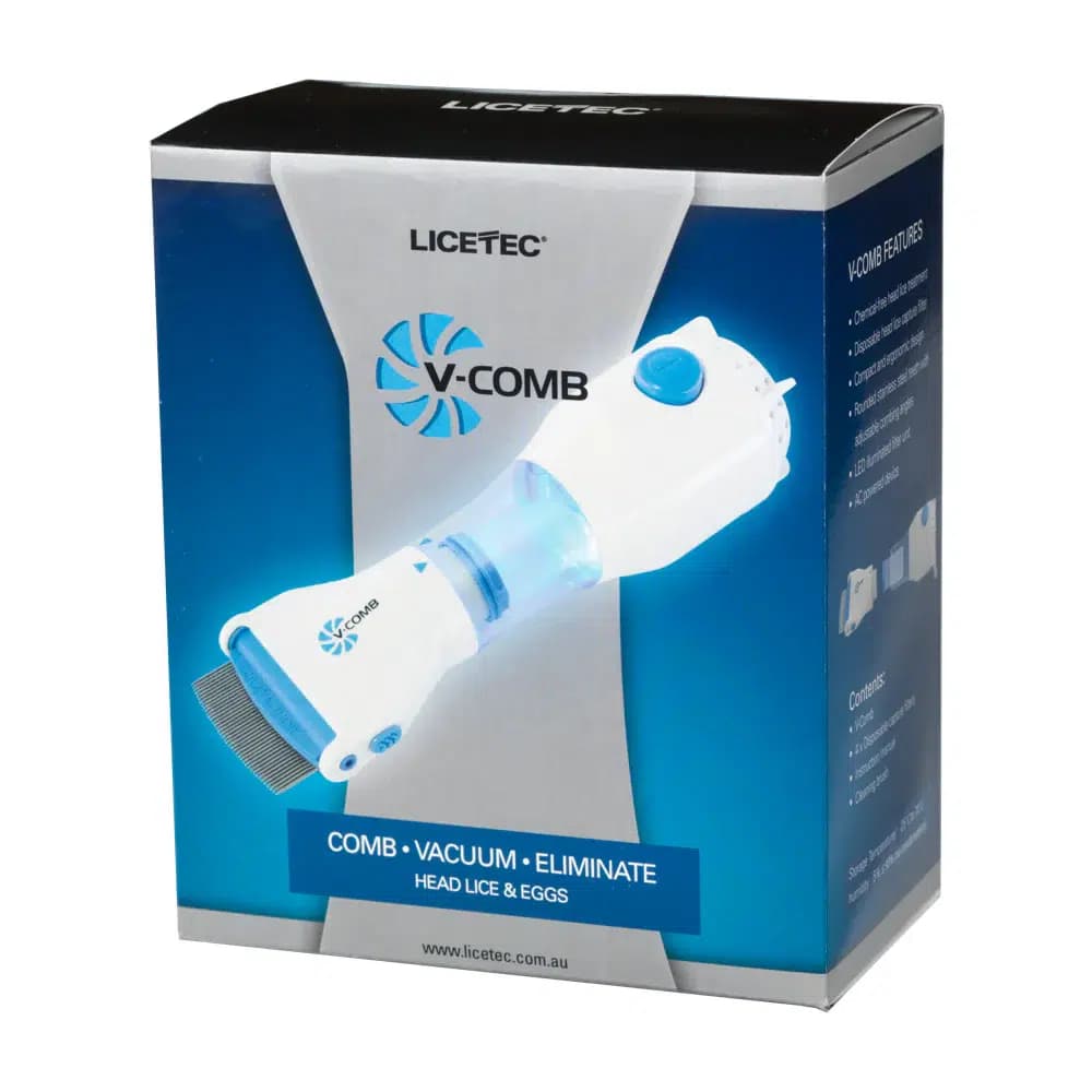 دستگاه شپش گیر الکتریکی مکنده قوی شانه LICETEC