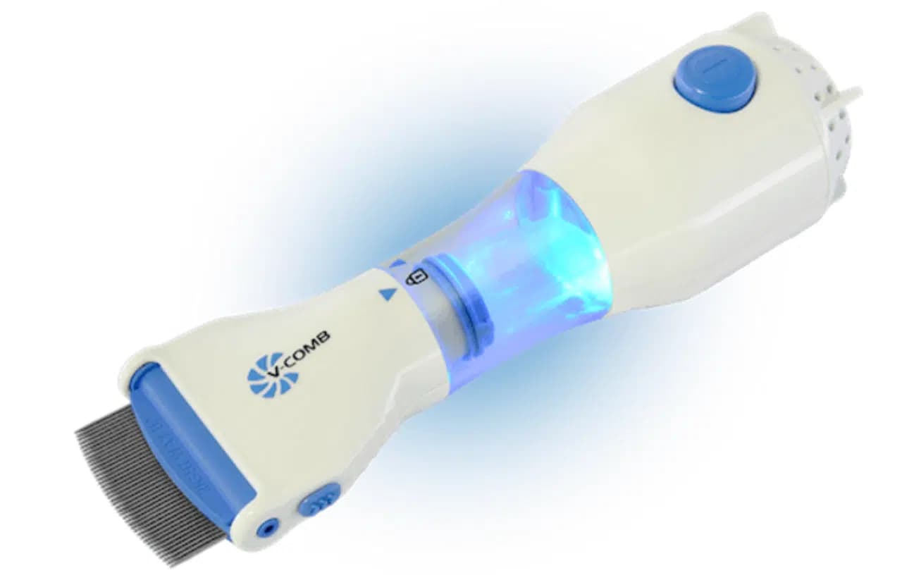 دستگاه شپش گیر الکتریکی مکنده قوی شانه LICETEC — تصویر ۲