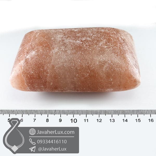 صابون سنگ نمک هالیت جگری تراش مستطیل _ کد : 400643 — تصویر ۲