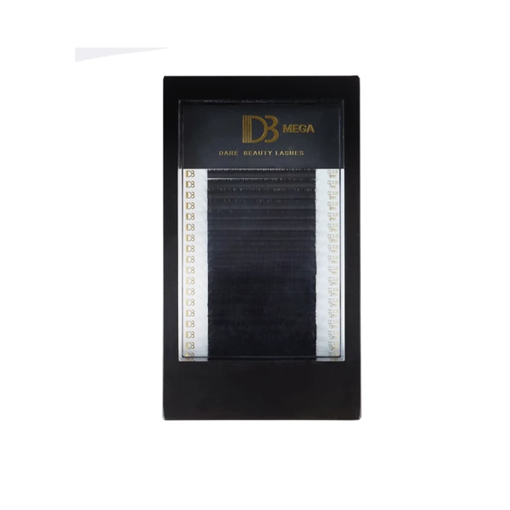 پالت مژه اکستنشن والیوم 20 لاین دی بی مگا DB MEGA سایز 09 ضخامت 0.07 فر CC