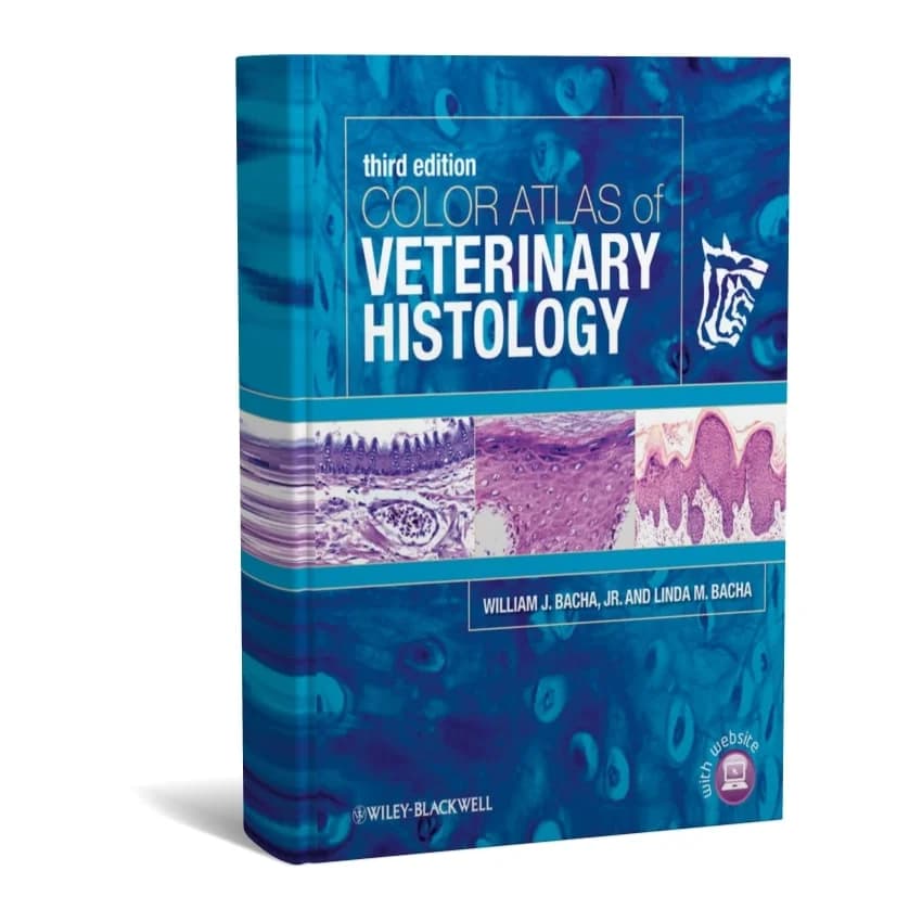 کتاب Color Atlas of Veterinary Histology (اطلس رنگ بافت شناسی دامپزشکی)- ویر3- زبان اصلی (دست دو)