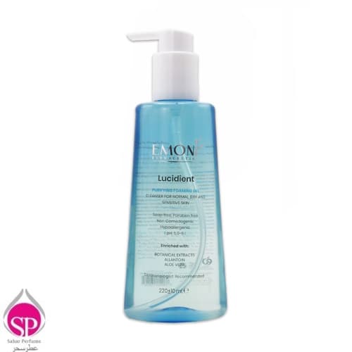امونی ژل شوینده پوست خشک و نرمال لوسیدینت 200ml