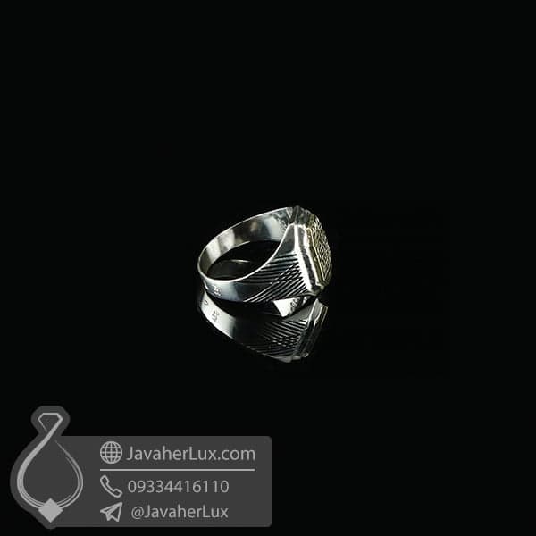 انگشتر نقره طلسم خاتم سلیمان _ کد 100607 — تصویر ۳