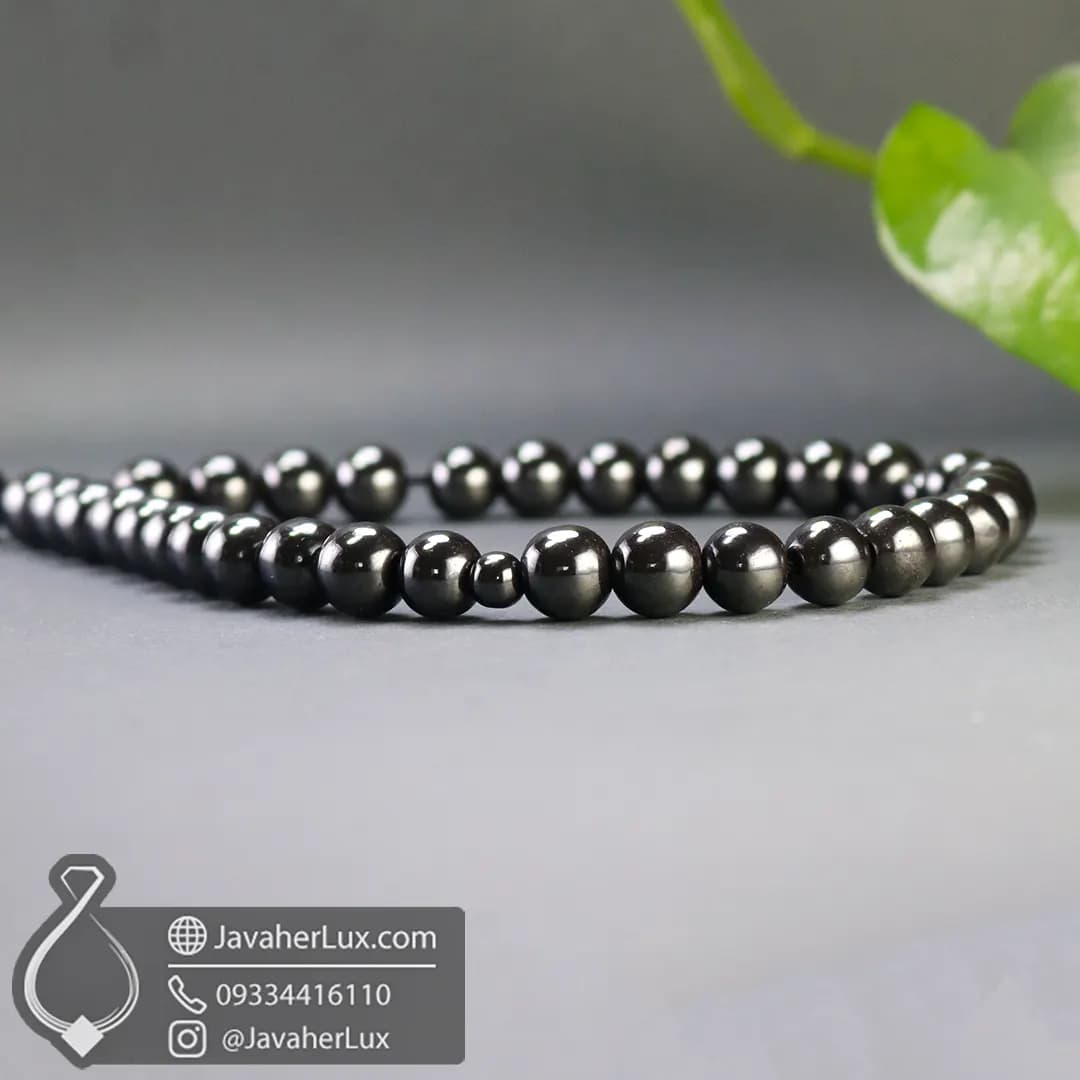 تسبیح سنگ حدید 33 دانه _ کد 500071 — تصویر ۲