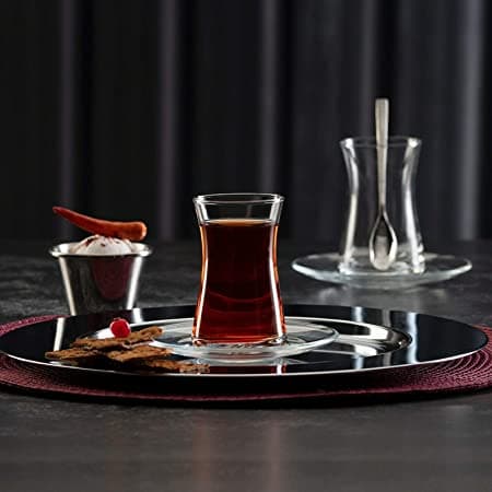 استکان کمر باریک پاشاباغچه مدل هیبلی کد 42361 — تصویر ۲