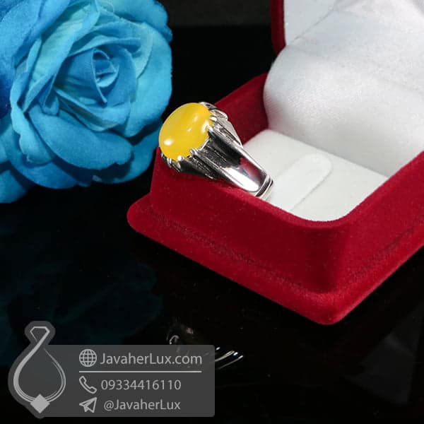 انگشتر شرف الشمس مردانه _ کد : 100659 — تصویر ۲