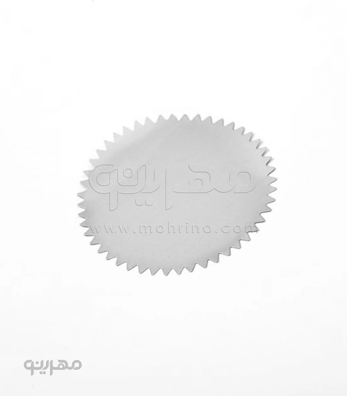 برچسب نقره‌ای مهر برجسته سایز 40 میلی متر ورق 24 عددی شاینی Shiny CS-2-41 — تصویر ۴