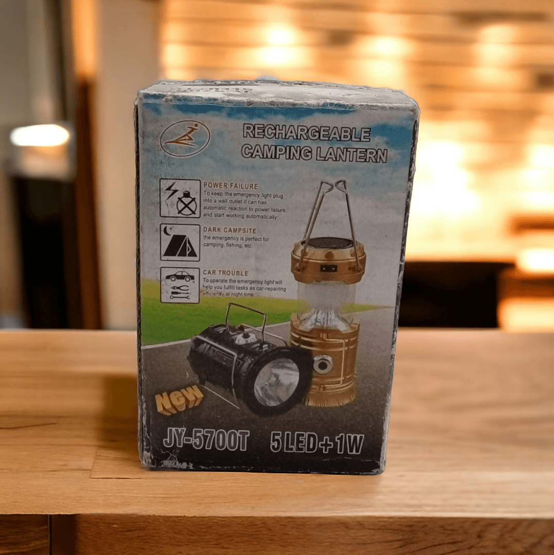 چراغ قوه فانوس کمپینگ شارژی مدل JY-5700T — تصویر ۶