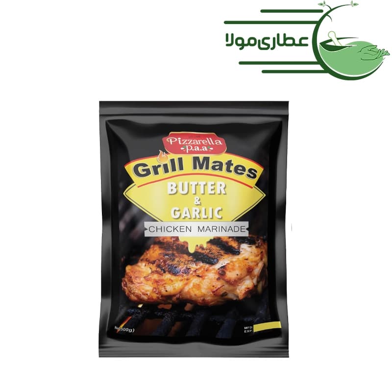 ادویه جوجه کباب سیر و کره پیزارلا پا — تصویر ۲