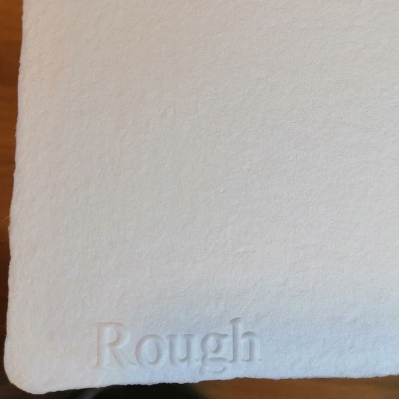 مقوا دست ساز 100% کتان 56×38 واترکالریست (بافت Rough) — تصویر ۴