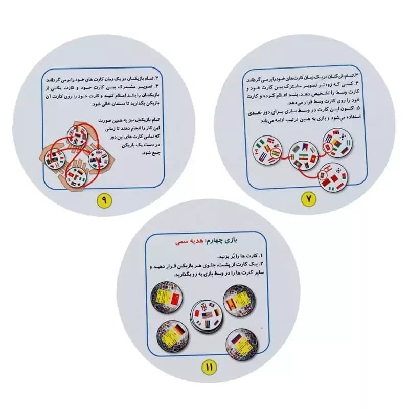 بازی فکری اسپات ایت طرح نقشه کشورها (تیز بین) — تصویر ۵