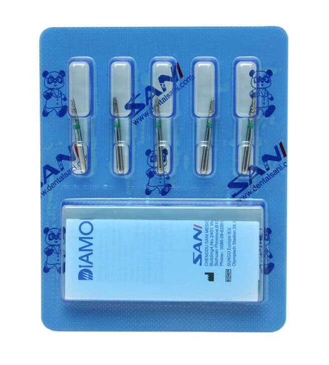فرز الماسی دندانپزشکی سانی SANI Round End Tapers 849 — تصویر ۲