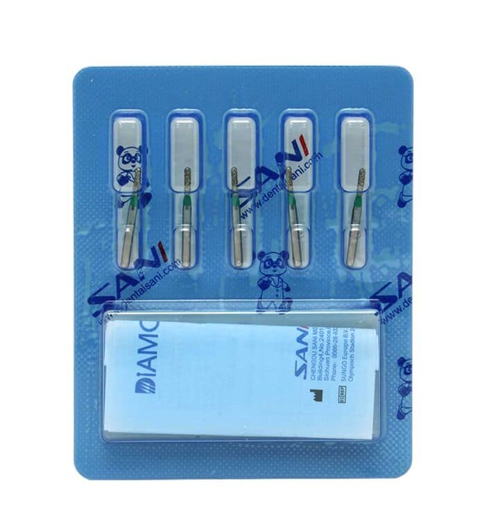 فرز الماسی دندانپزشکی سانی SANI Round End Cylinder 880 — تصویر ۲