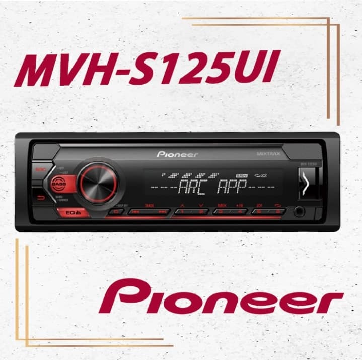 رادیو پخش پایونیر MVH-S125UI اورجینال — تصویر ۲