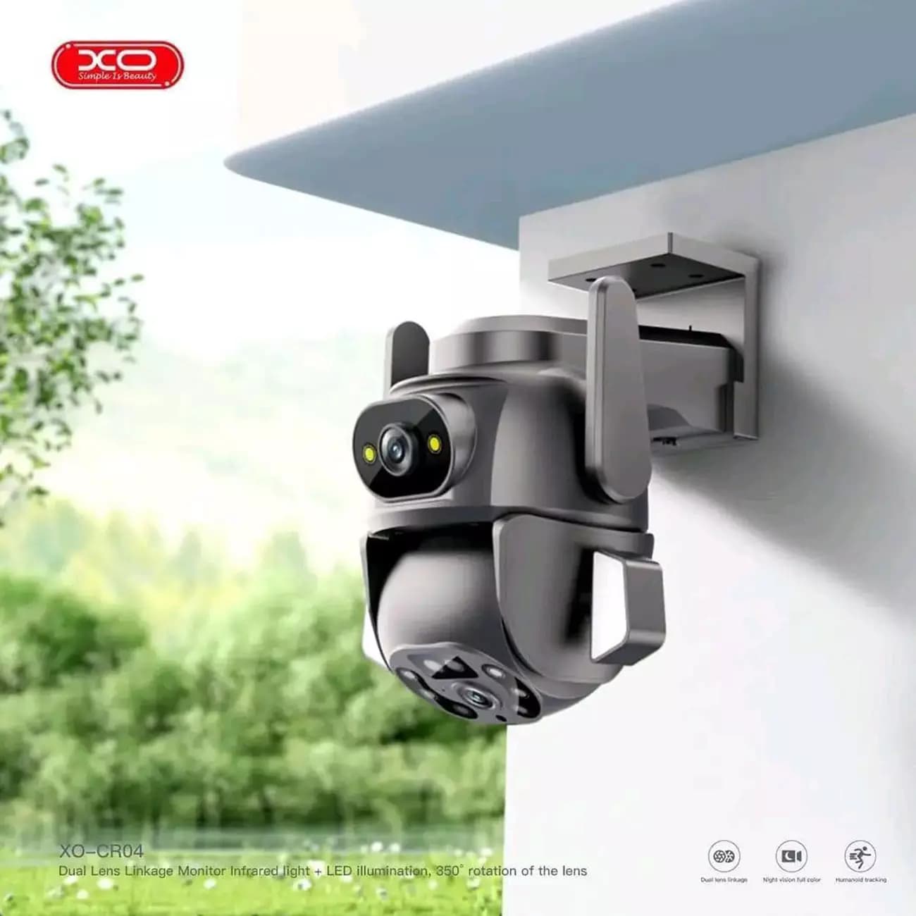 دوربین نظارتی مدار بسته ایکس او مدل XO CR04 — تصویر ۴