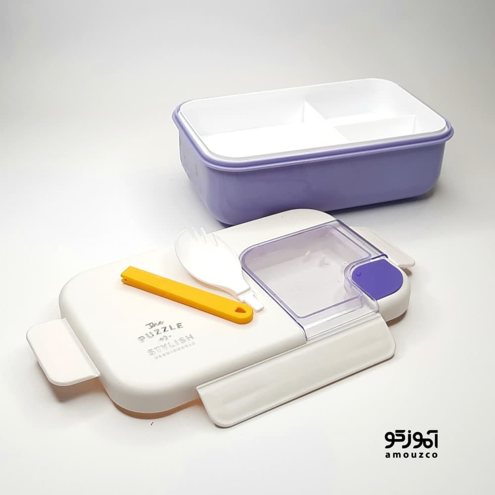 ظرف غذا مدل XC-575 (بنفش) — تصویر ۲