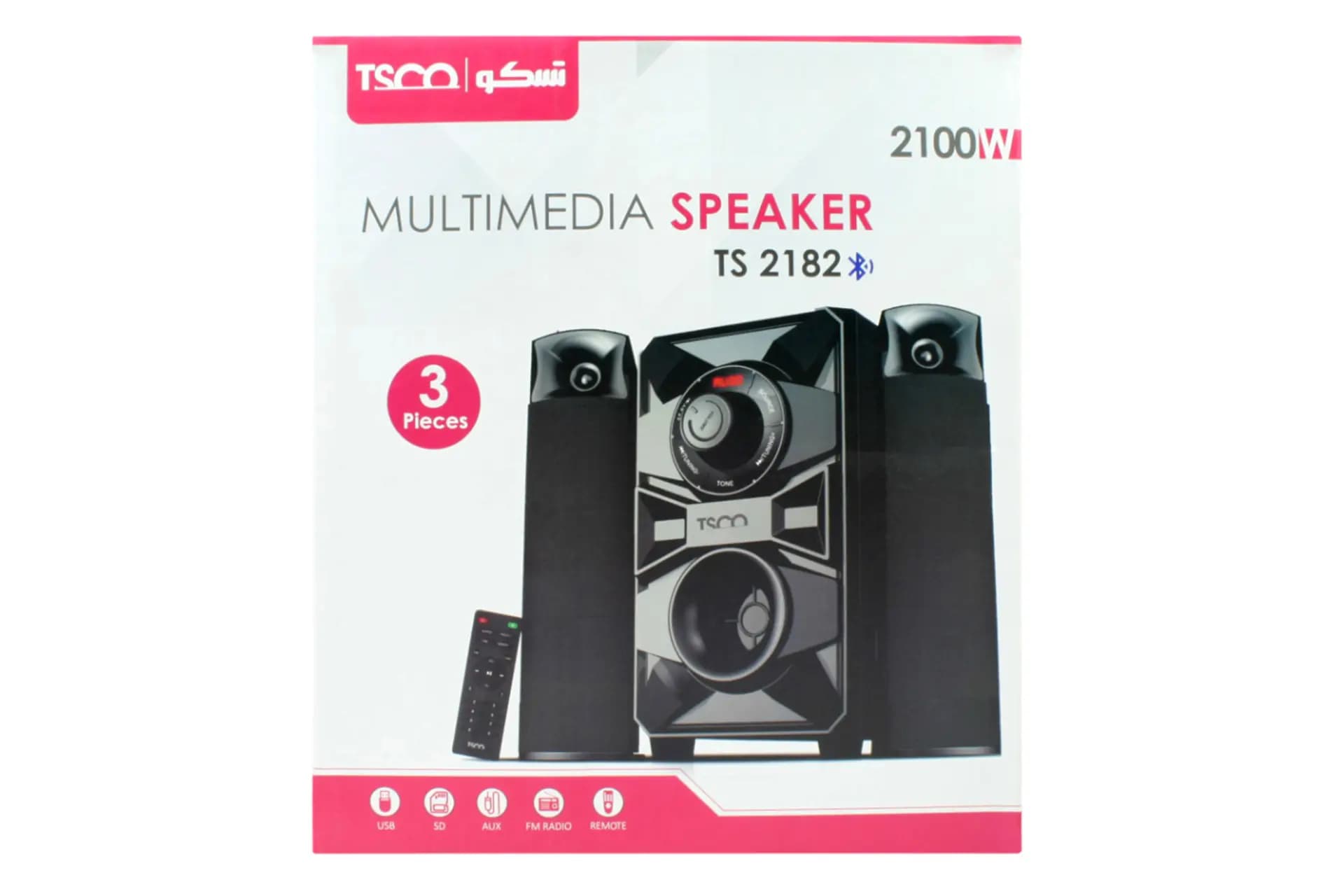 اسپیکر سه تیکه تسکو مدل TSCO TS 2182 — تصویر ۲