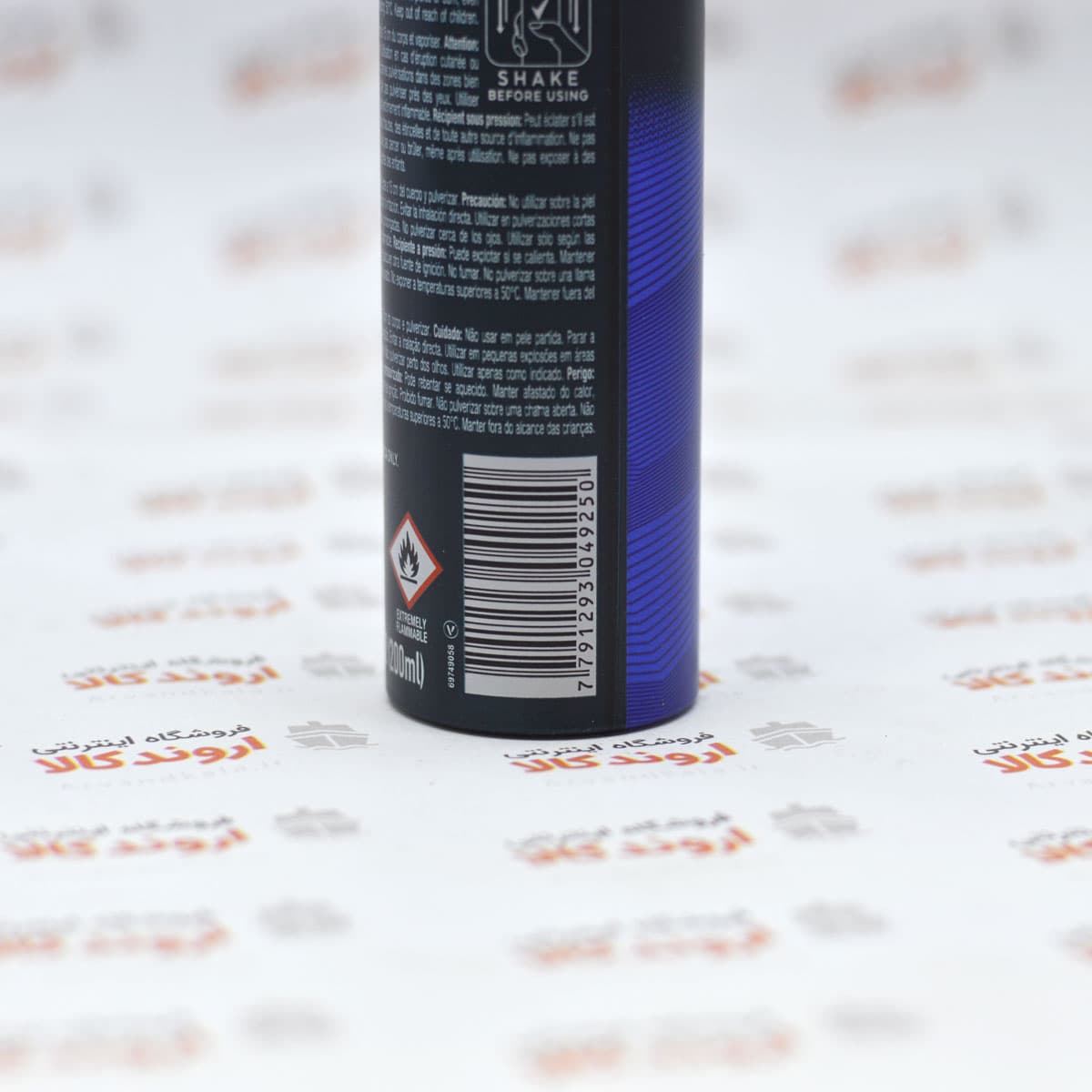 رکسانا دئودورانت اسپری مرد 72ساعته اکتیو درای 200ml ARG — تصویر ۶