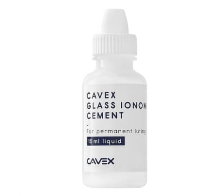 سمان گلاس آینومر لوتینگ 35گرم پودر + 15میلی مایع CAVEX — تصویر ۳