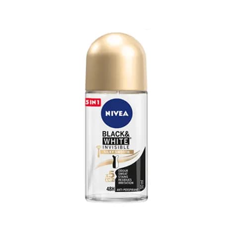 نیوآ دئودورانت زن رول بلک اند وایت اینویزیبل سیلکی اسموت 50ml — تصویر ۲