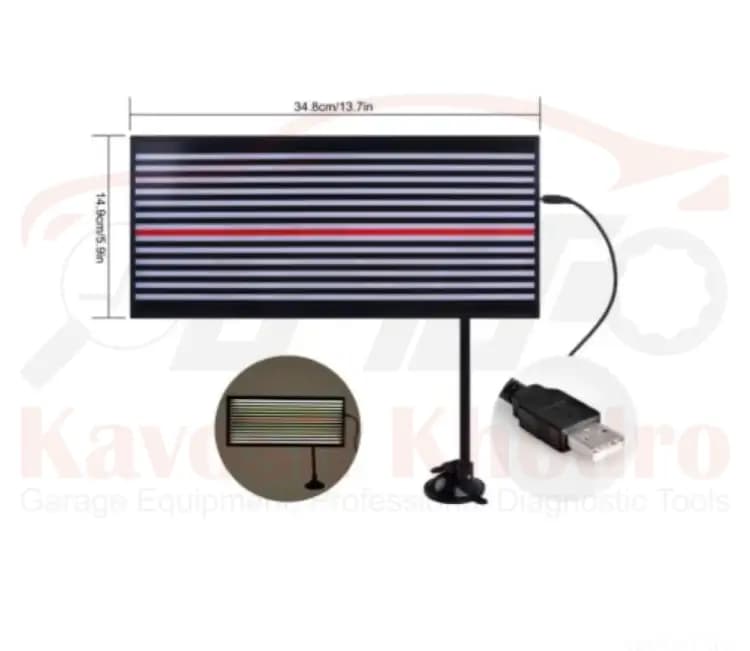 پنل نور پرتابل USB با پایه ساده