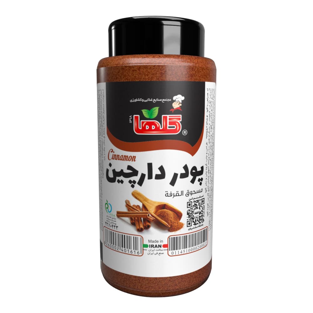 پودر دارچین – 90 گرم(پت) – شیرینگ 15 عددی گلها