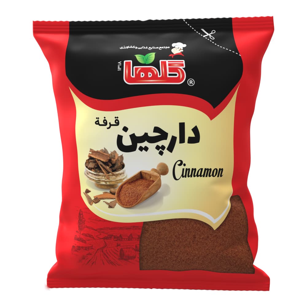 پودر دارچین – 80 گرم(سلفون) – کارتن 24 عددی گلها