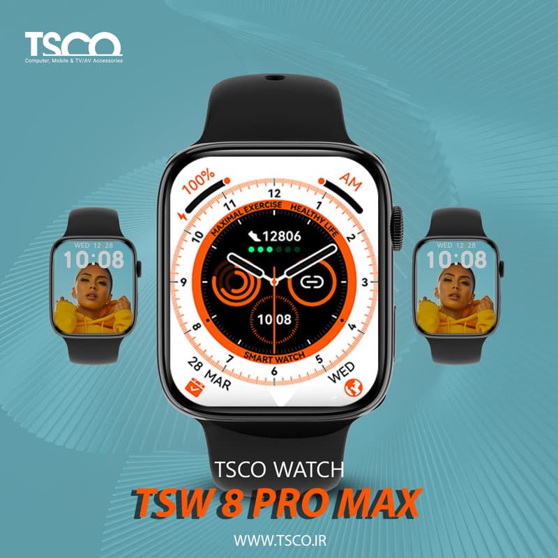 ساعت هوشمند تسکو مدل TSCO TSW8 Pro Max — تصویر ۴