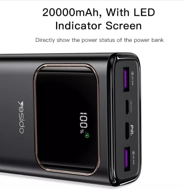 پاوربانک یسیدو مدل Yesido YP30 20000mAh — تصویر ۲