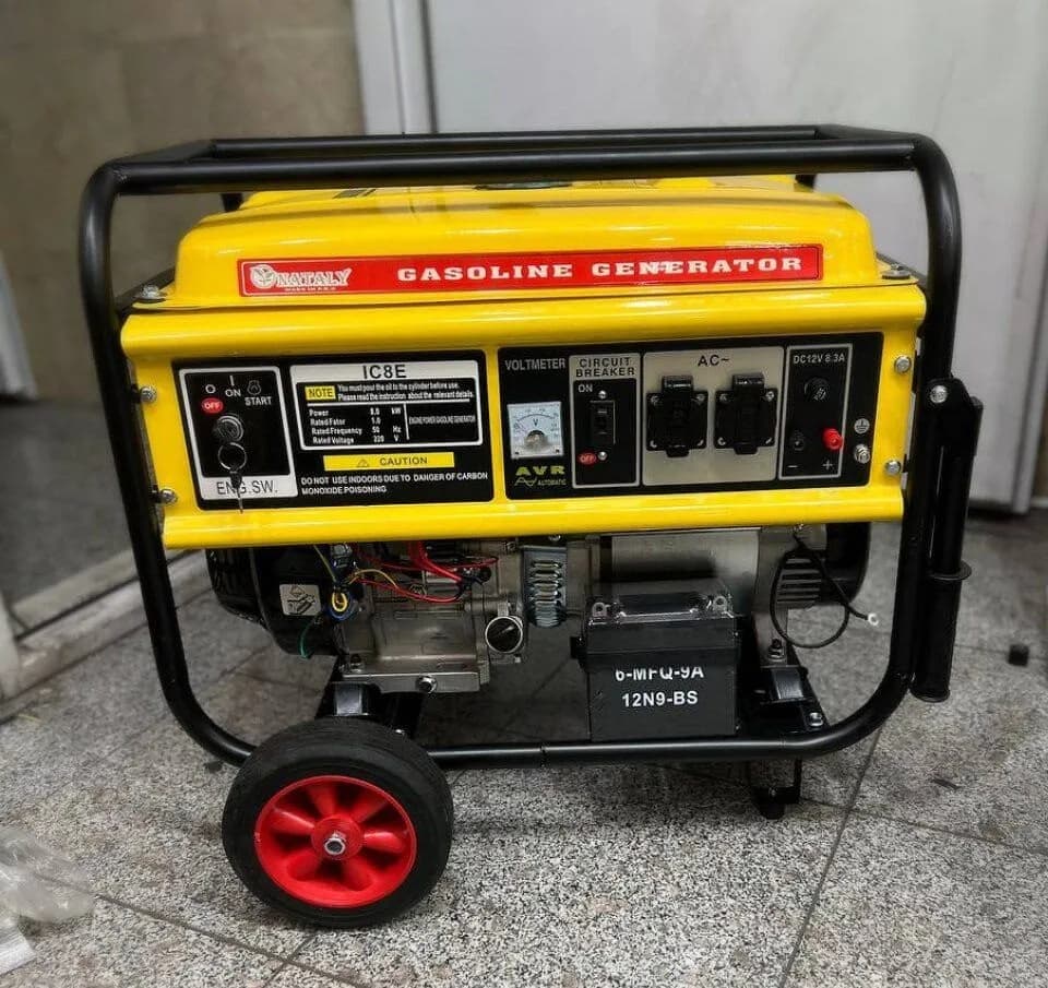 موتور برق ۸ کیلو وات واقعی ناتالی تمام مس استارتی دارای AVR مدل IC8E